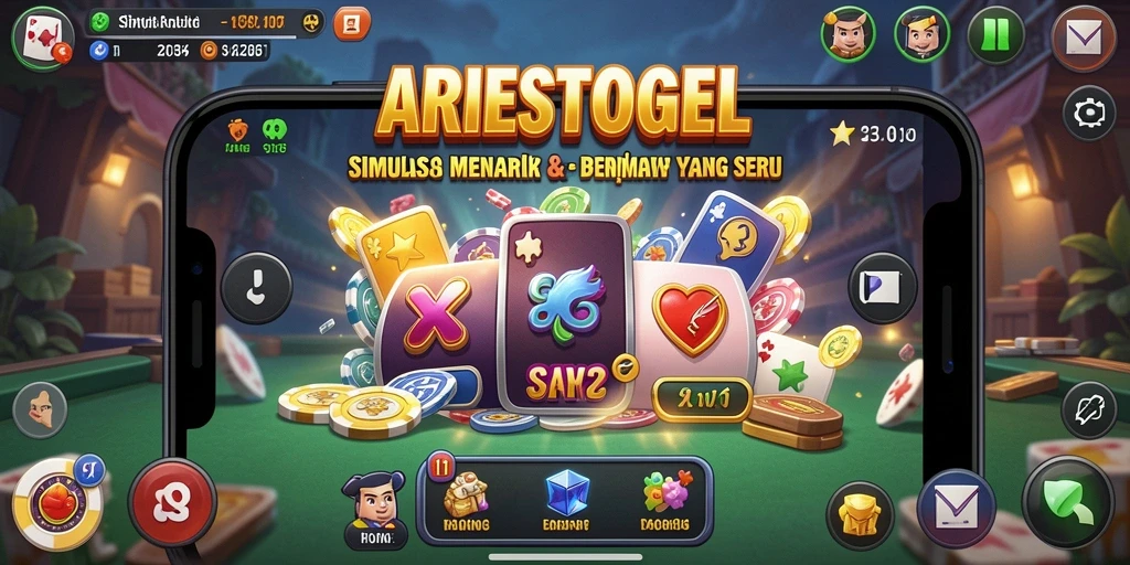 Tampilan gameplay ARIESTOGEL yang menarik dan mengasyikkan.