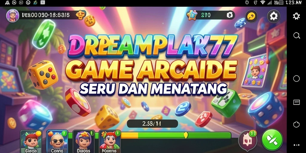 Tampilan gameplay seru dari DREAMPLAY77 yang menantang.