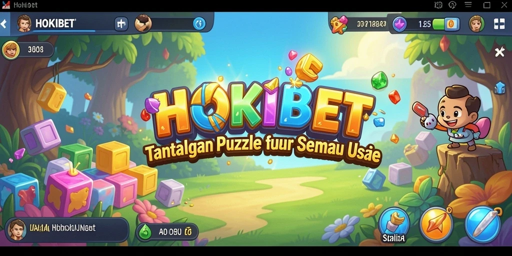Screenshot HOKIBET menampilkan gameplay puzzle yang menarik dan menantang.