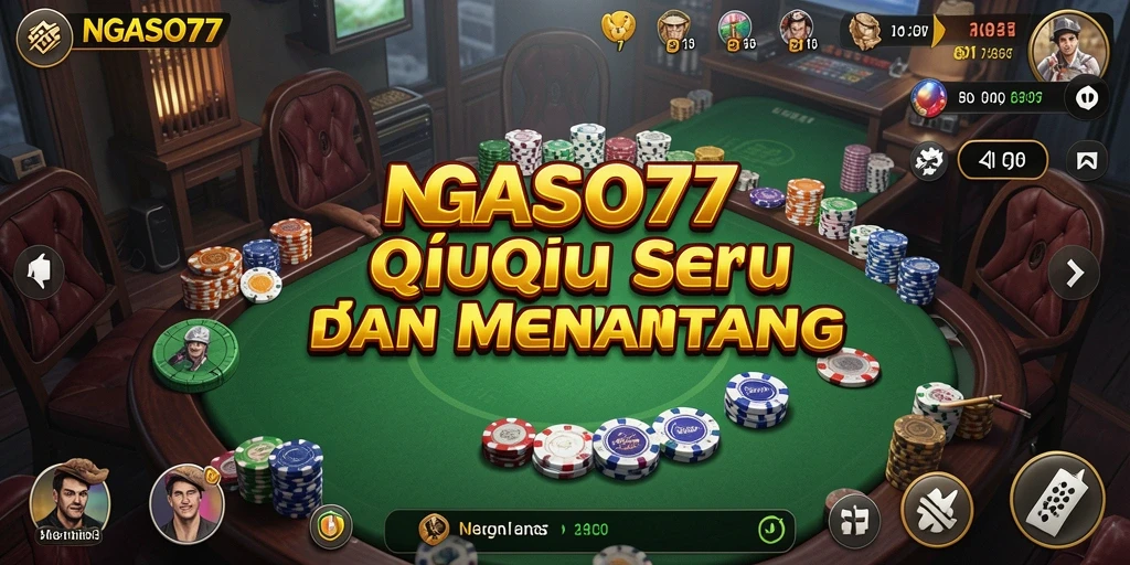 Screenshot gameplay yang menampilkan keseruan bermain QiuQiu.