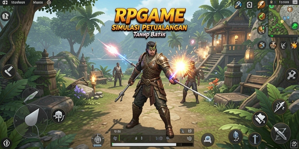 Tangkapan layar RPGAME yang menampilkan aksi seru dalam permainan Simulation.