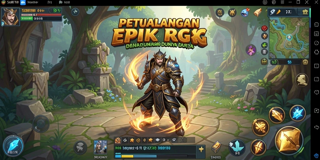 Tampilan gameplay seru dalam SOBET88 dengan karakter menarik.