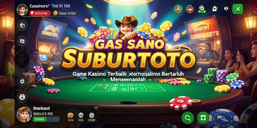 Tampilan gameplay menarik dari SUBURTOTO dengan grafis kasino yang menawan.