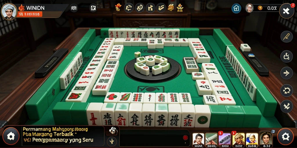 Screenshot gameplay WINIDN menampilkan tantangan Mahjong yang seru dan menawan.