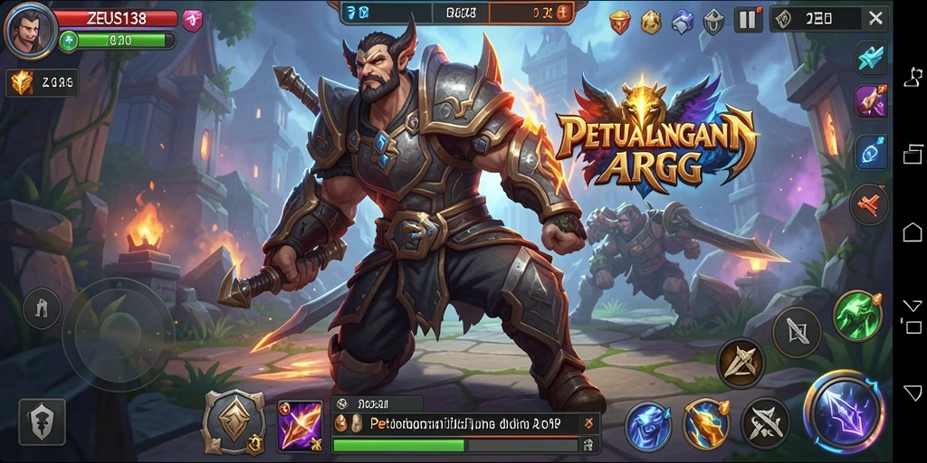 Tampilan gameplay seru di dunia fantasi ZEUS138.